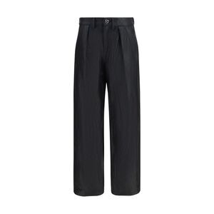 Kristina Ti Women Straight-Leg Faux Leather Pants With Vintage Effect